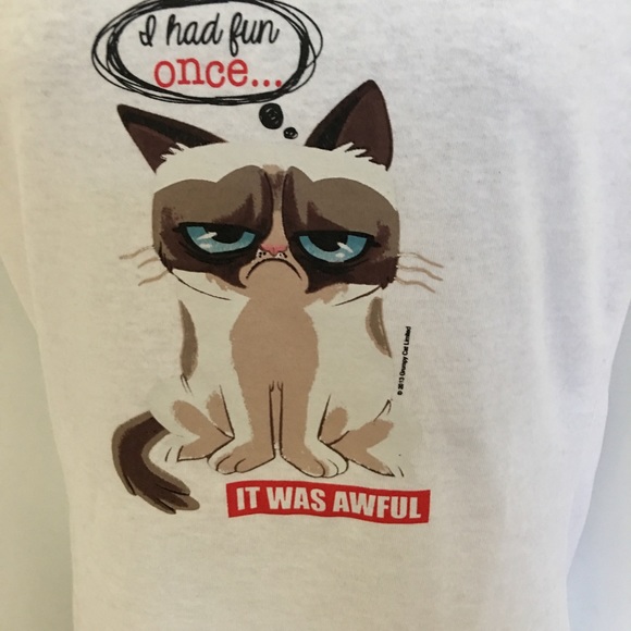 Grumpy Cat T-shirt Graphic SS Sz S Tee New - Picture 2 of 4